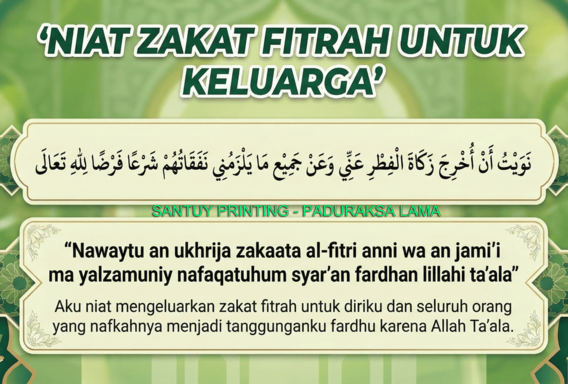 Zakat Fitrah untuk Keluarga